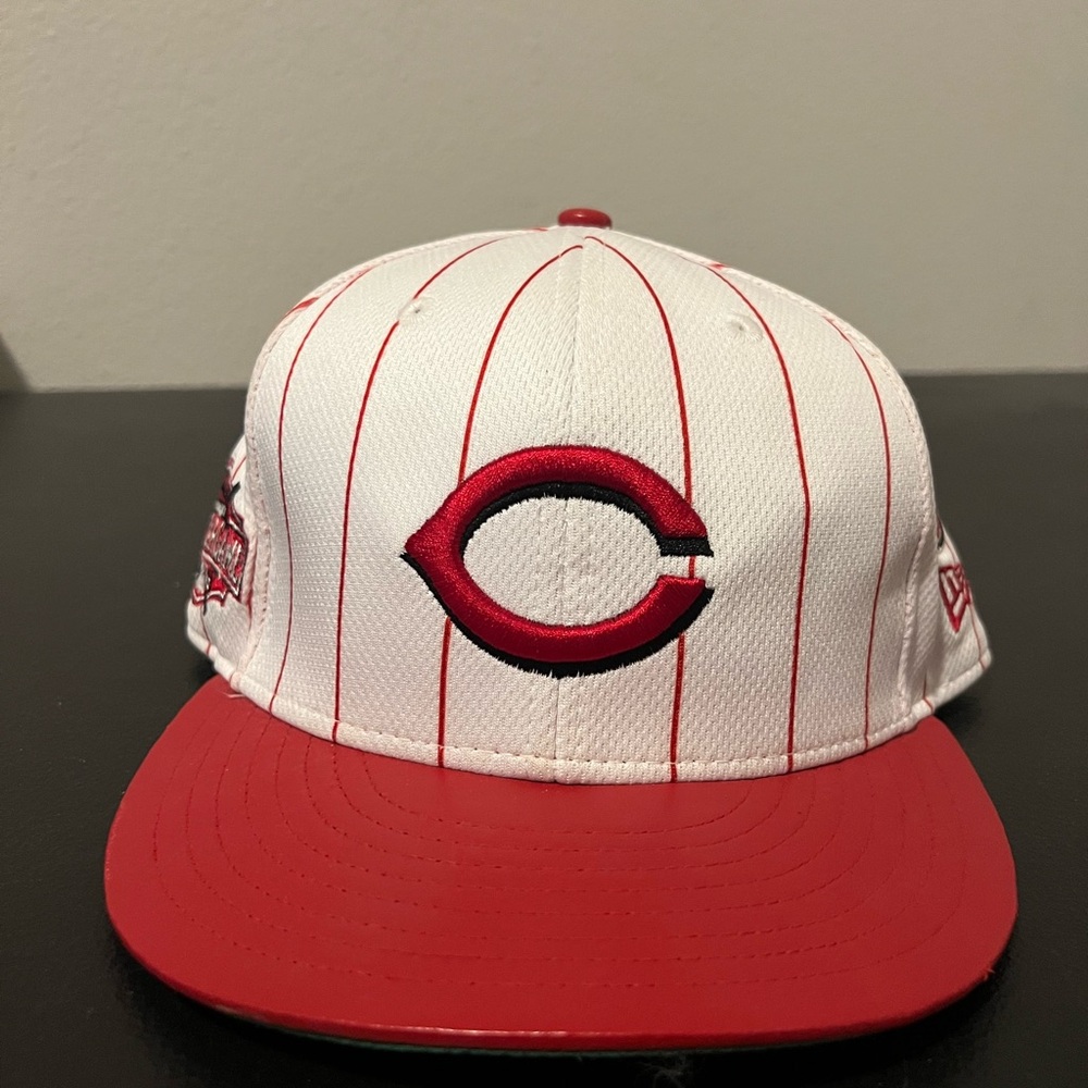 Cincinnati Reds Special Edition Patch Hat Red and White Baseball Cap